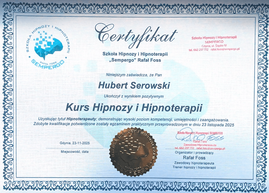 Kurs Hipnozy i Hipnoterapii